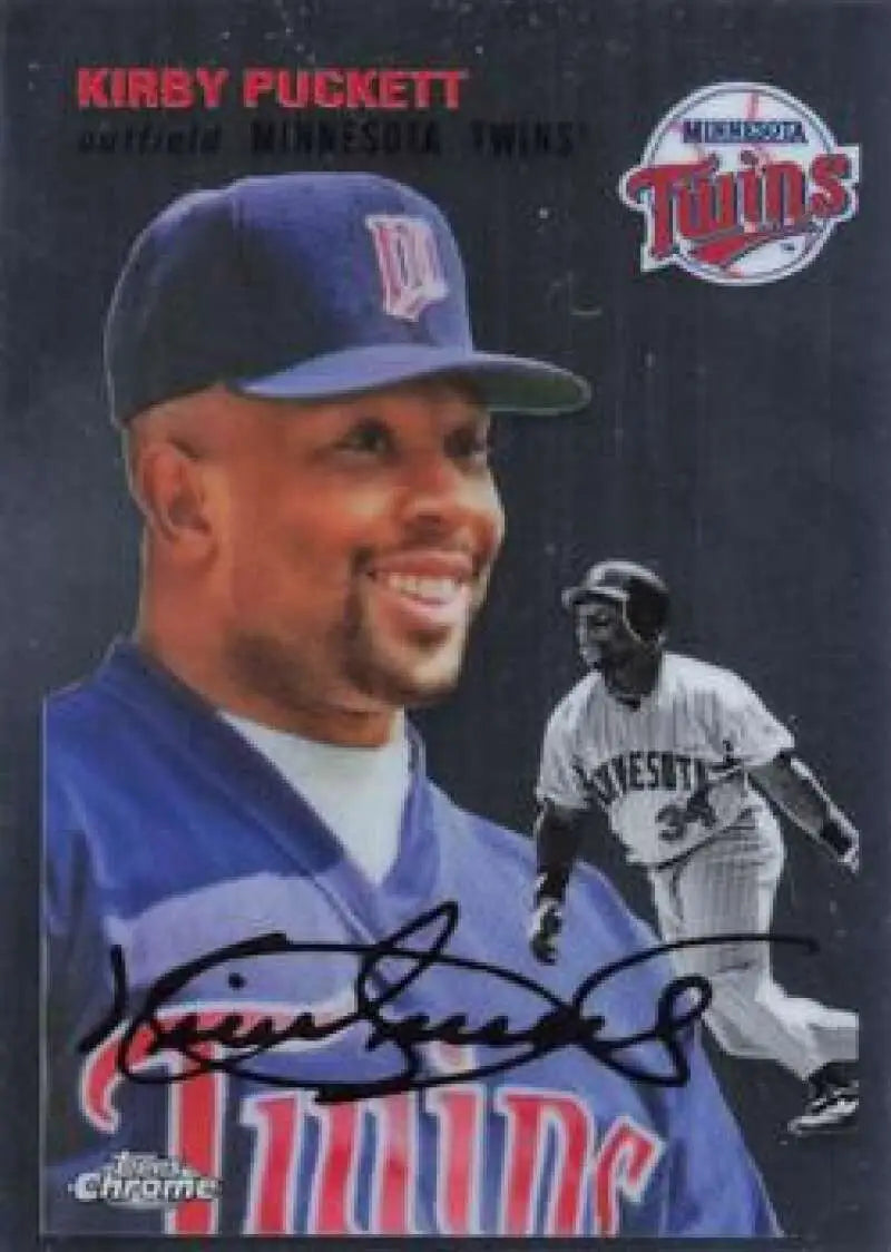 2023 Topps Chrome Platinum Anniversary #422 Kirby Puckett EX Excellent Minnesota Twins Baseball Card - Baseball Card