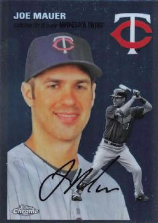 2023 Topps Chrome Platinum Anniversary #429 Joe Mauer EX Excellent Minnesota Twins Baseball Card - Baseball Card Single