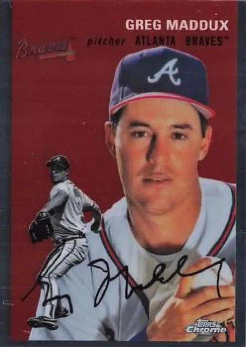 2023 Topps Chrome Platinum Anniversary #43 Greg Maddux EX Excellent Atlanta Braves Baseball Card - Baseball Card Single