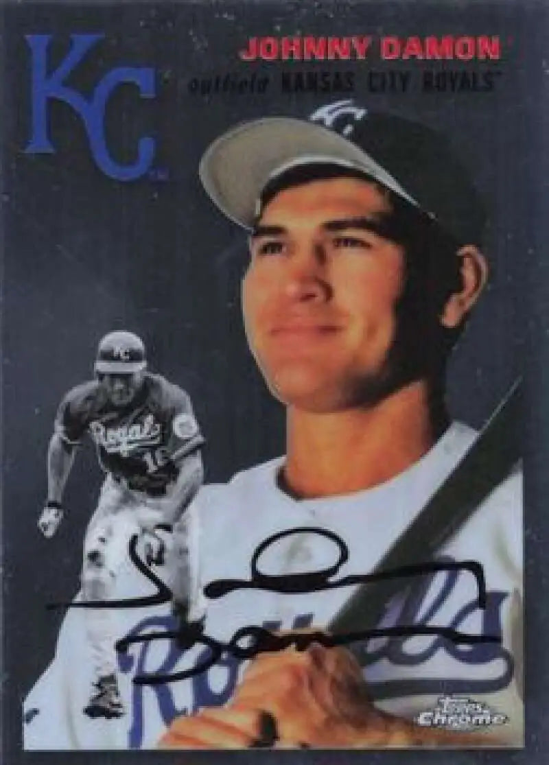2023 Topps Chrome Platinum Anniversary #431 Johnny Damon EX Excellent Kansas City Royals Baseball Card - Baseball Card