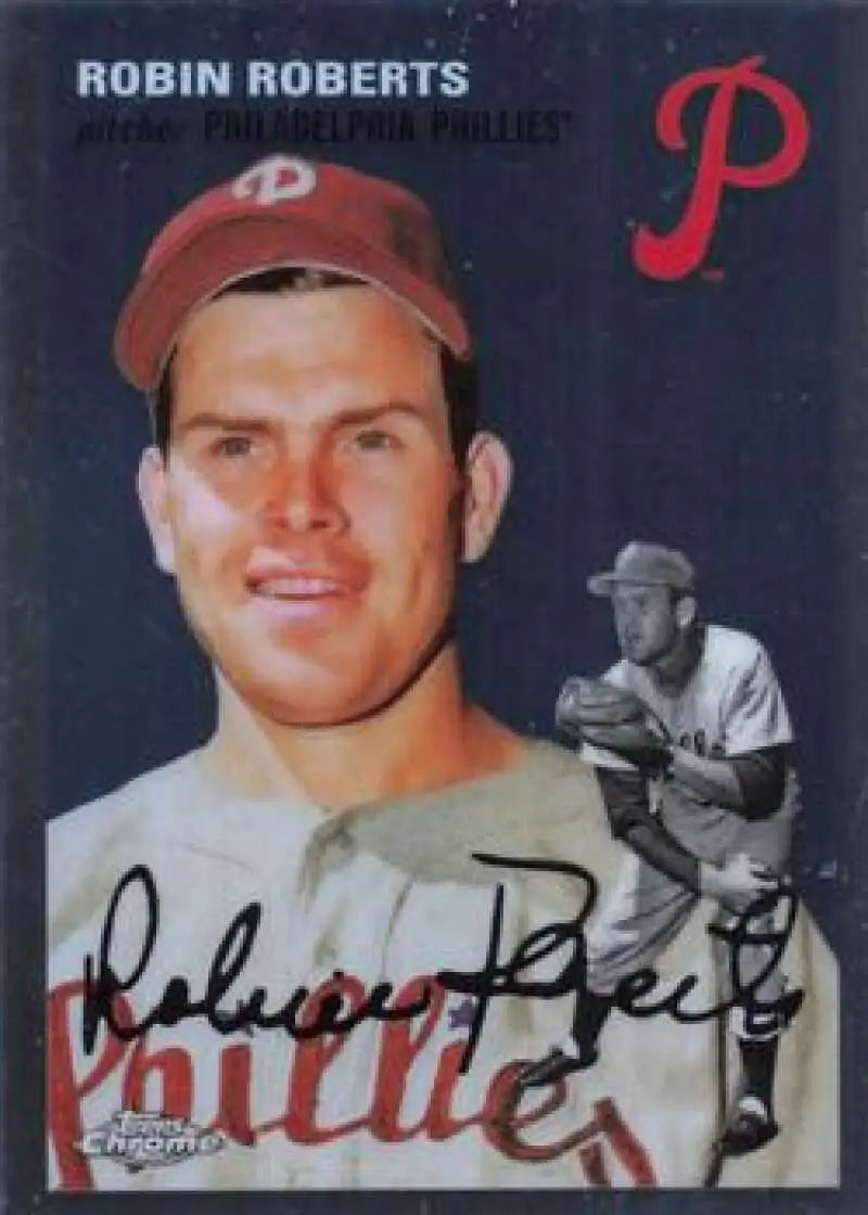 2023 Topps Chrome Platinum Anniversary #437 Robin Roberts EX Excellent Philadelphia Phillies Baseball Card - Baseball