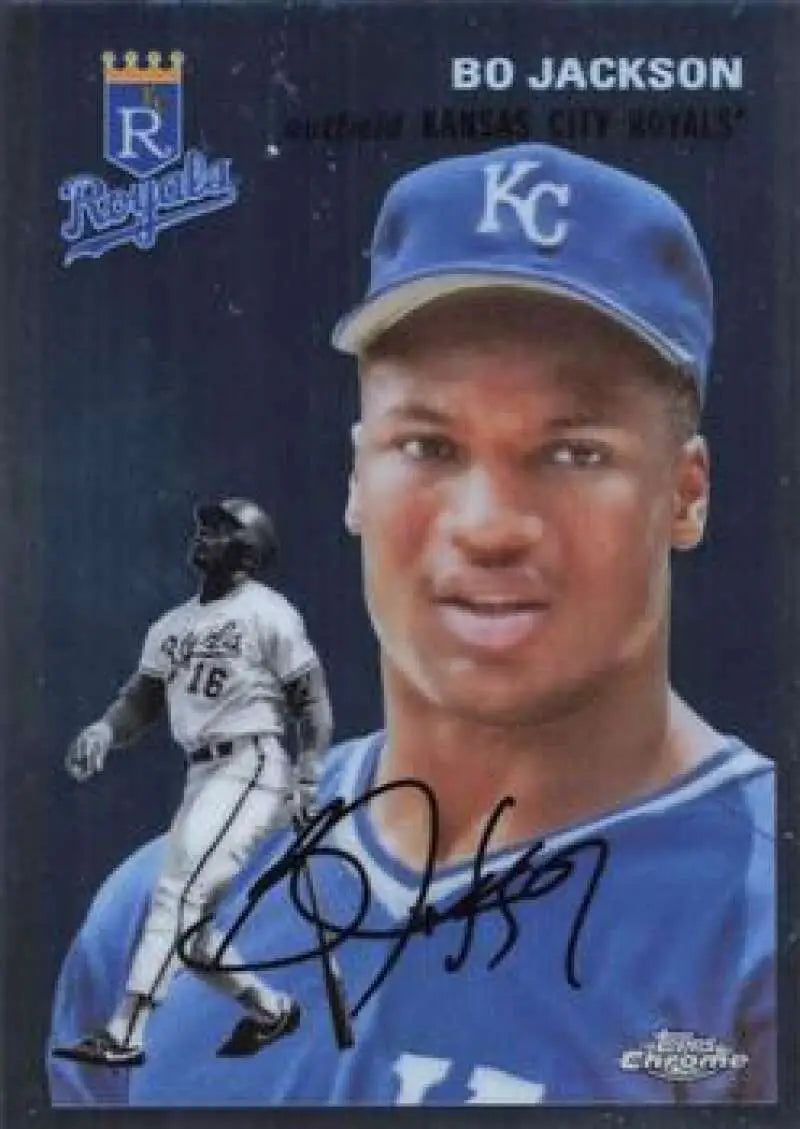 2023 Topps Chrome Platinum Anniversary #441 Bo Jackson EX Excellent Kansas City Royals Baseball Card - Baseball Card