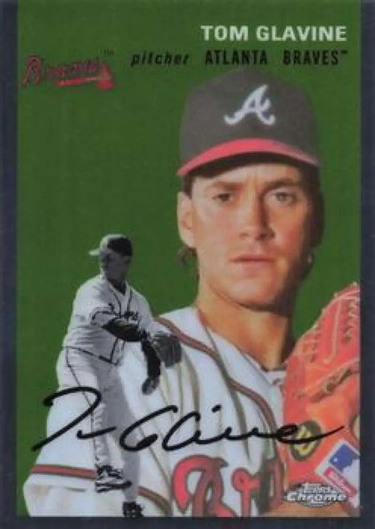 2023 Topps Chrome Platinum Anniversary #444 Tom Glavine EX Excellent Atlanta Braves Baseball Card - Baseball Card Single