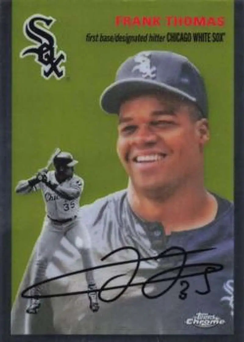 2023 Topps Chrome Platinum Anniversary #451 Frank Thomas EX Excellent Chicago White Sox Baseball Card - Baseball Card