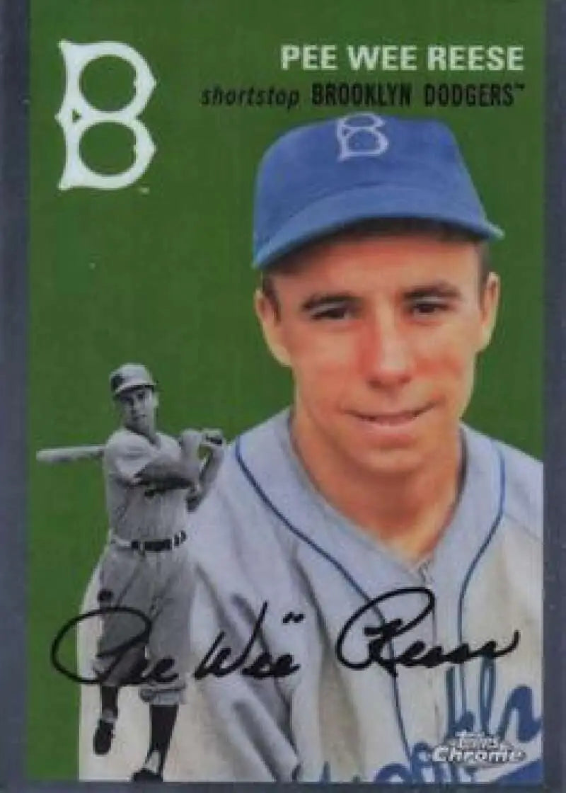 2023 Topps Chrome Platinum Anniversary #458 Pee Wee Reese EX Excellent Brooklyn Dodgers Baseball Card - Baseball Card