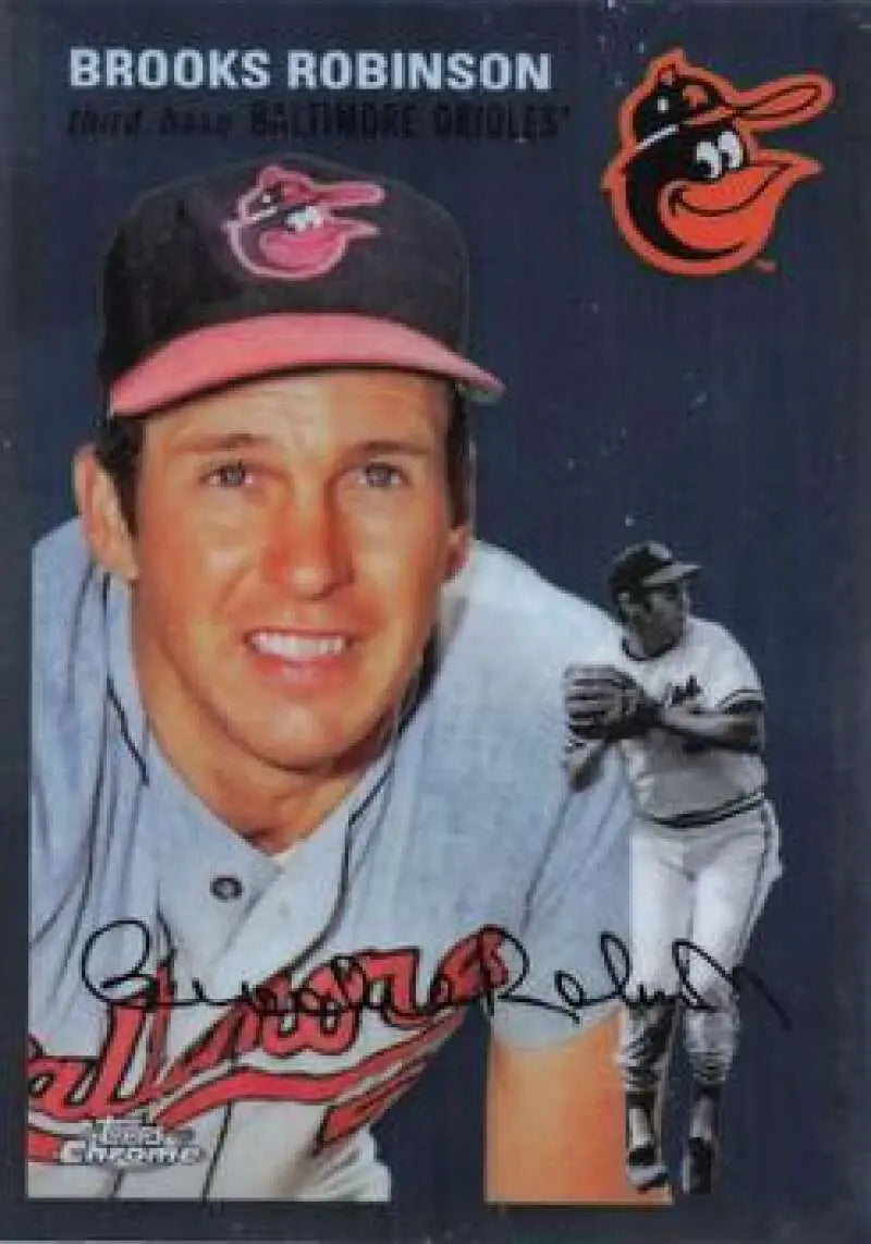 2023 Topps Chrome Platinum Anniversary #46 Brooks Robinson EX Excellent Baltimore Orioles Baseball Card - Baseball Card