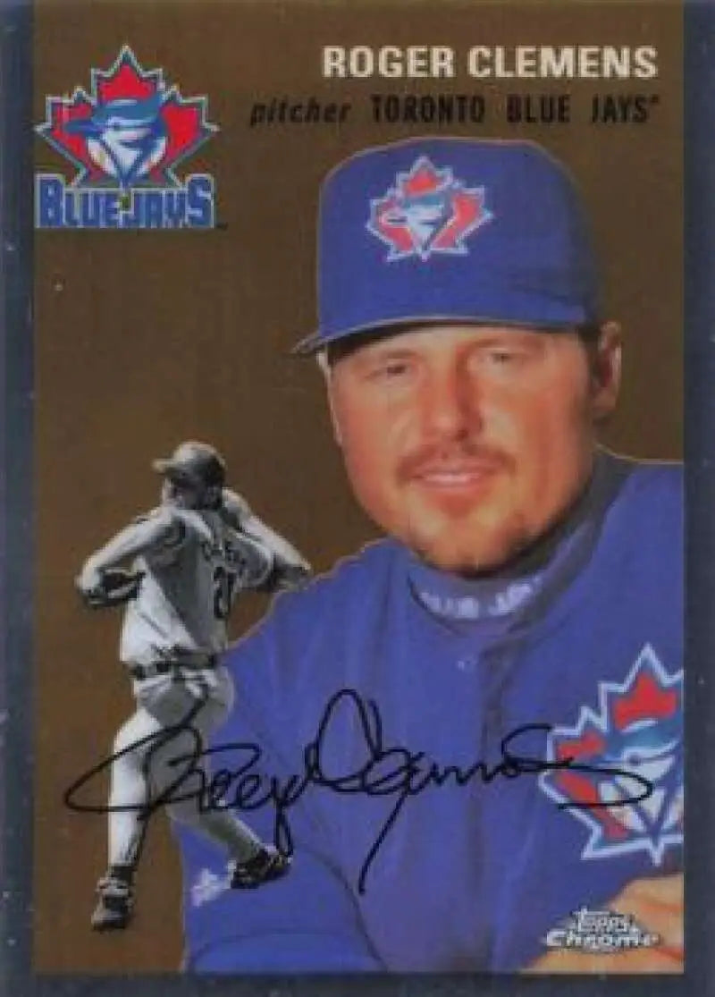 2023 Topps Chrome Platinum Anniversary #469 Roger Clemens EX Excellent Toronto Blue Jays Baseball Card - Baseball Card