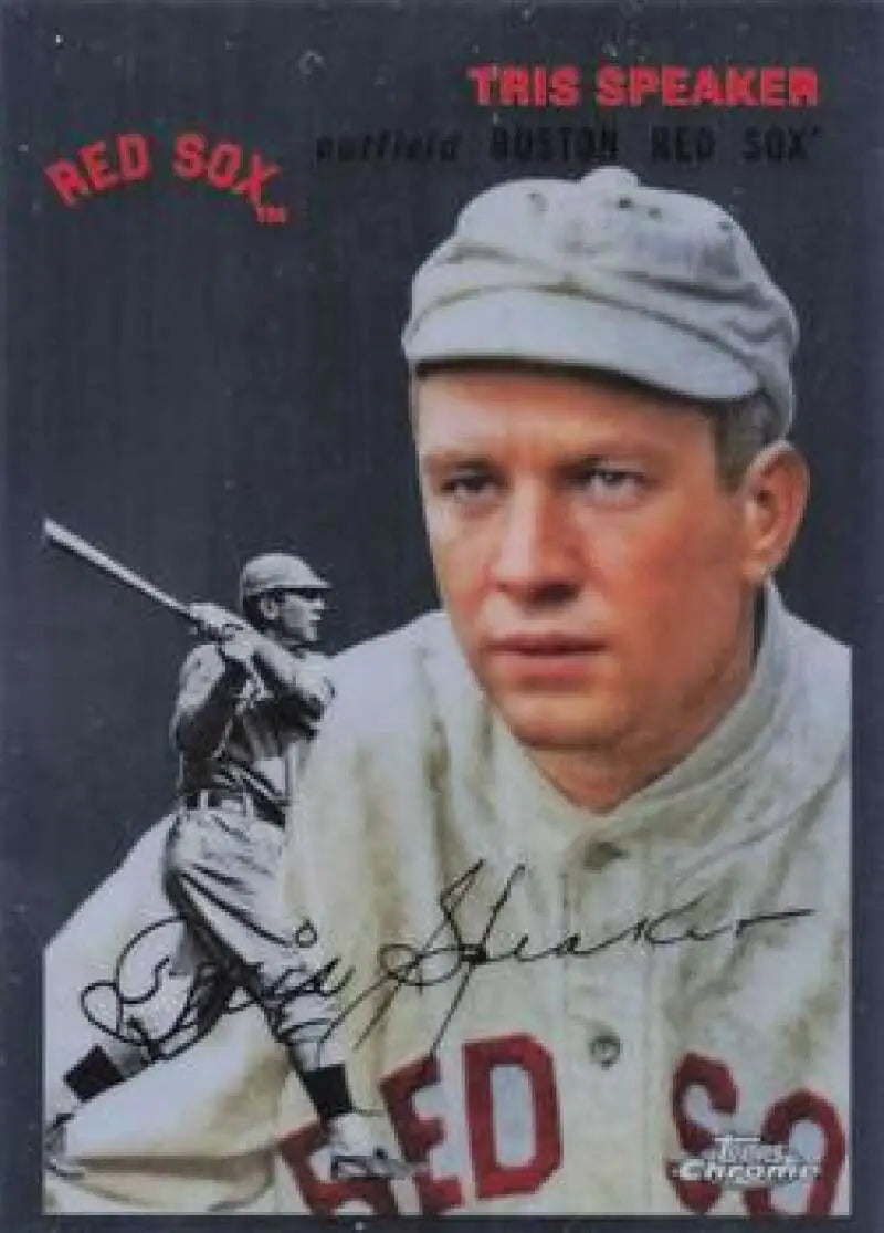 2023 Topps Chrome Platinum Anniversary #474 Tris Speaker EX Excellent Boston Red Sox Baseball Card - Baseball Card