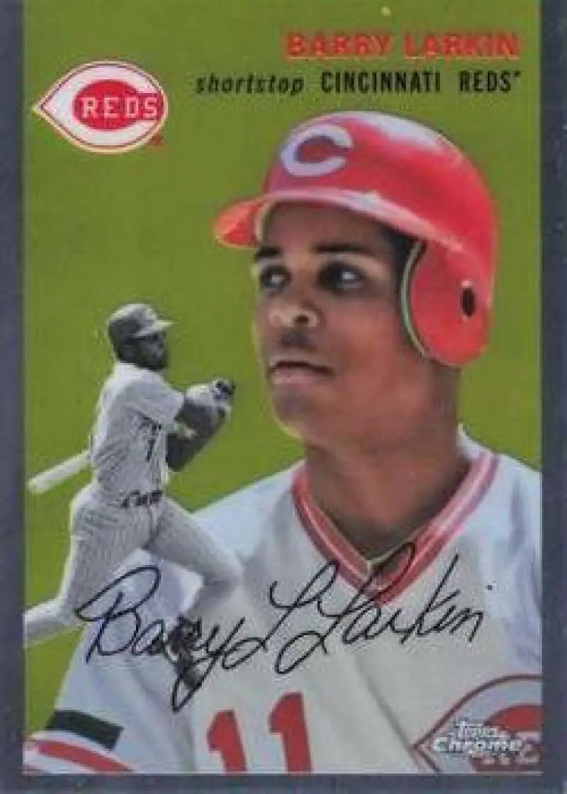 2023 Topps Chrome Platinum Anniversary #478 Barry Larkin EX Excellent Cincinnati Reds Baseball Card - Baseball Card