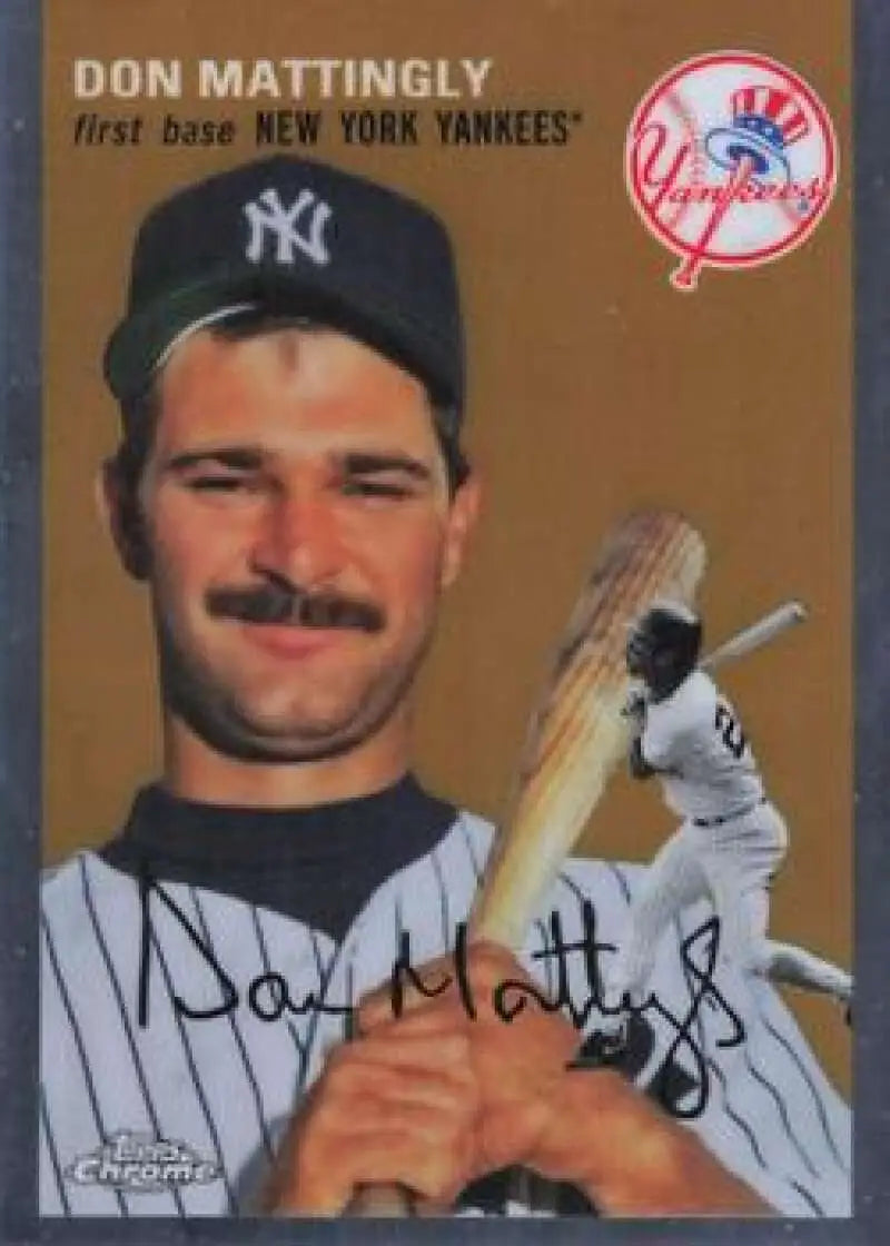 2023 Topps Chrome Platinum Anniversary #479 Don Mattingly EX Excellent New York Yankees Baseball Card - Baseball Card