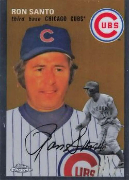2023 Topps Chrome Platinum Anniversary #481 Ron Santo EX Excellent Chicago Cubs Baseball Card - Baseball Card Single