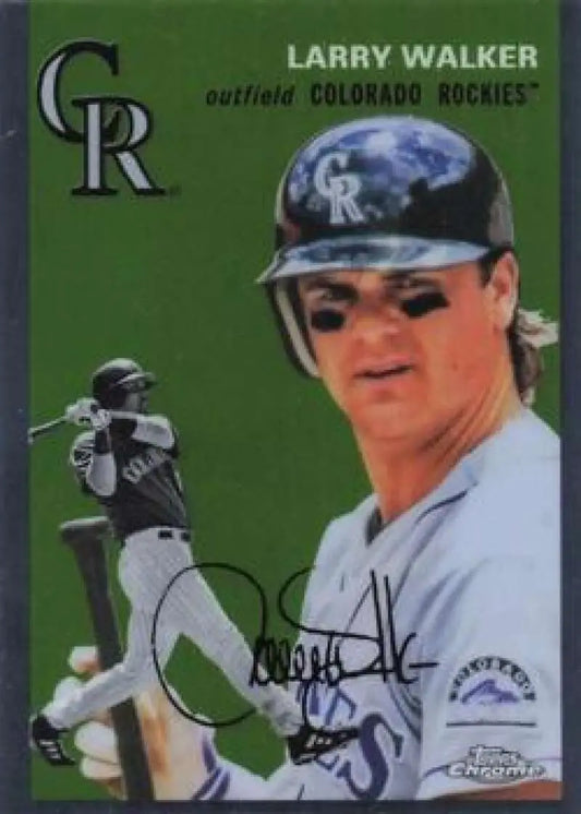 2023 Topps Chrome Platinum Anniversary #484 Larry Walker EX Excellent Colorado Rockies Baseball Card - Baseball Card