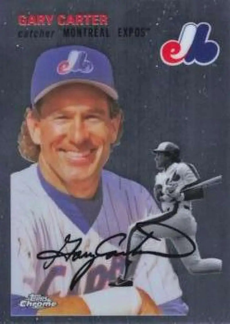 2023 Topps Chrome Platinum Anniversary #487 Gary Carter EX Excellent Montreal Expos Baseball Card - Baseball Card Single