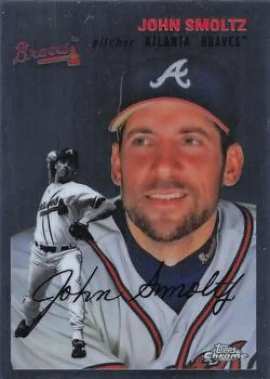 2023 Topps Chrome Platinum Anniversary #488 John Smoltz EX Excellent Atlanta Braves Baseball Card - Baseball Card Single