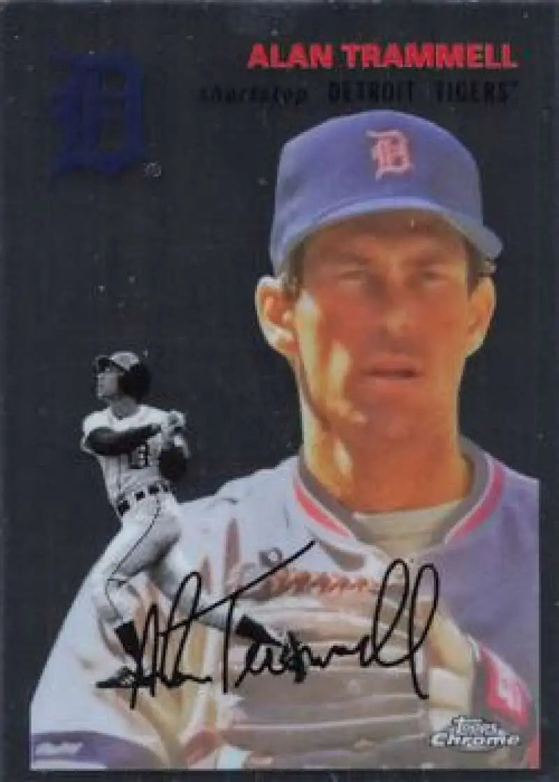2023 Topps Chrome Platinum Anniversary #490 Alan Trammell EX Excellent Detroit Tigers Baseball Card - Baseball Card