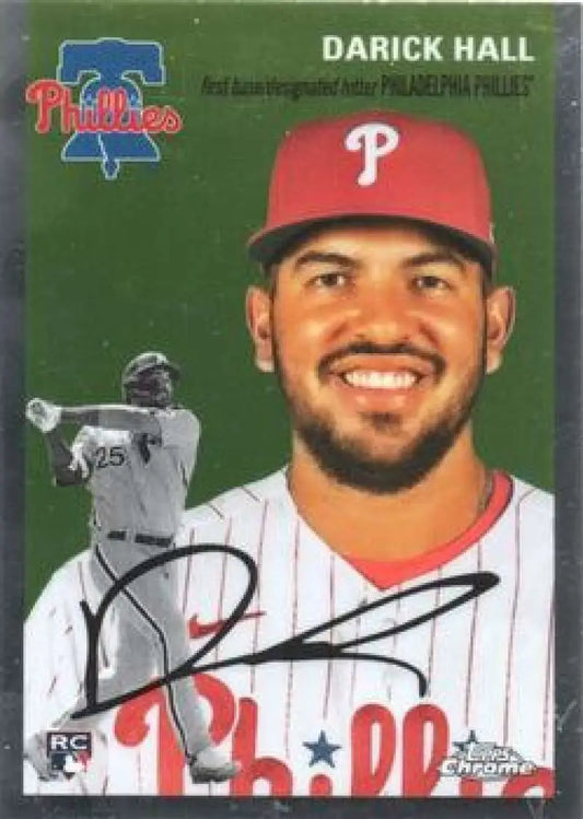 2023 Topps Chrome Platinum Anniversary #55 Darick Hall EX Excellent RC Rookie Philadelphia Phillies Baseball Card