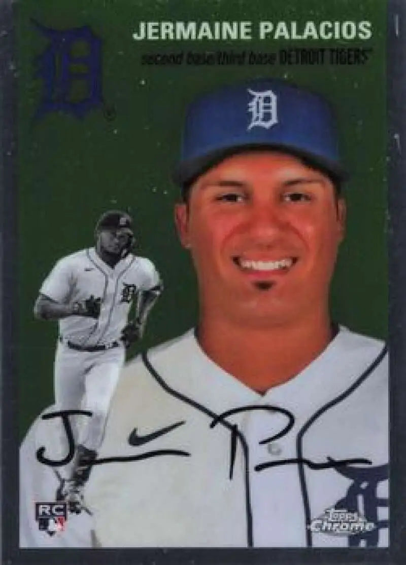 2023 Topps Chrome Platinum Anniversary #57 Jermaine Palacios EX Excellent RC Rookie Detroit Tigers Baseball Card