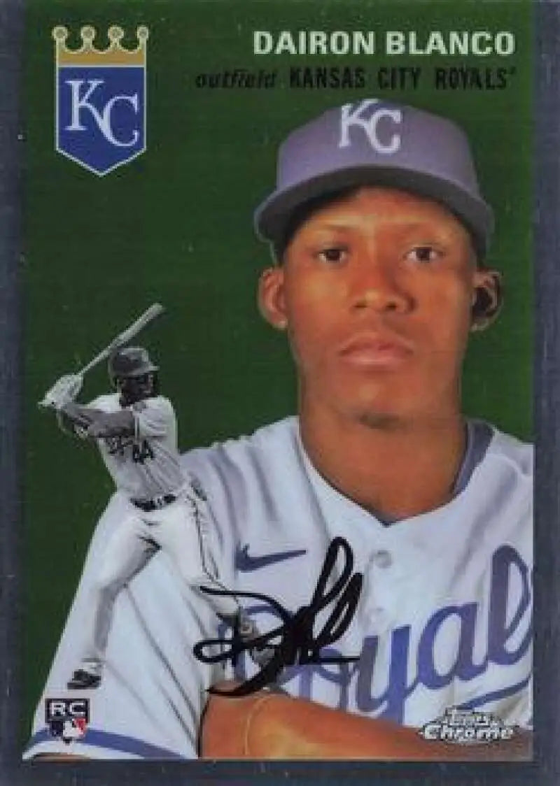 2023 Topps Chrome Platinum Anniversary #59 Dairon Blanco EX Excellent RC Rookie Kansas City Royals Baseball Card