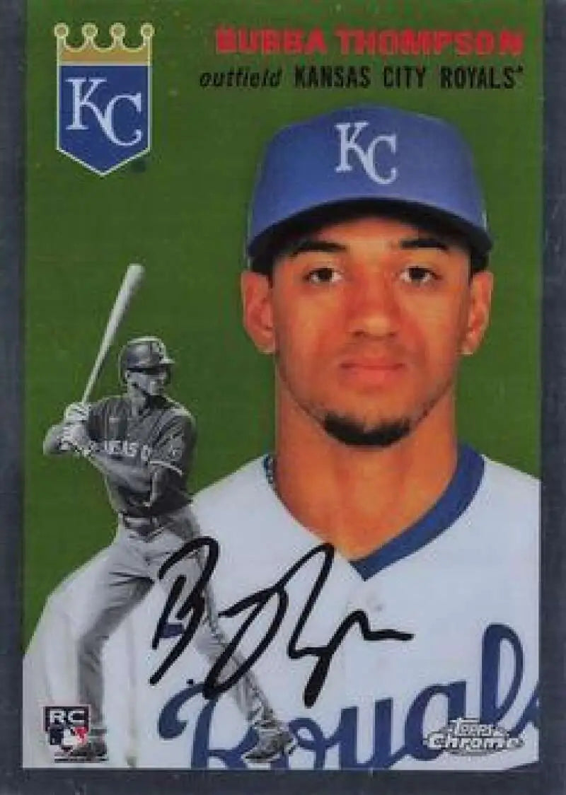 2023 Topps Chrome Platinum Anniversary #62 Bubba Thompson EX Excellent RC Rookie Kansas City Royals Baseball Card