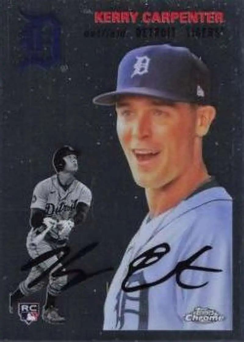 2023 Topps Chrome Platinum Anniversary #69 Kerry Carpenter EX Excellent RC Rookie Detroit Tigers Baseball Card