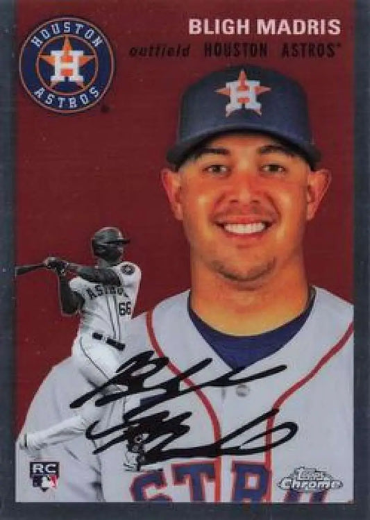 2023 Topps Chrome Platinum Anniversary #73 Bligh Madris EX Excellent RC Rookie Houston Astros Baseball Card - Baseball