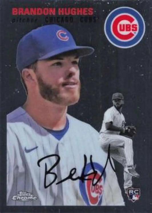 2023 Topps Chrome Platinum Anniversary #77 Brandon Hughes EX Excellent RC Rookie Chicago Cubs Baseball Card - Baseball