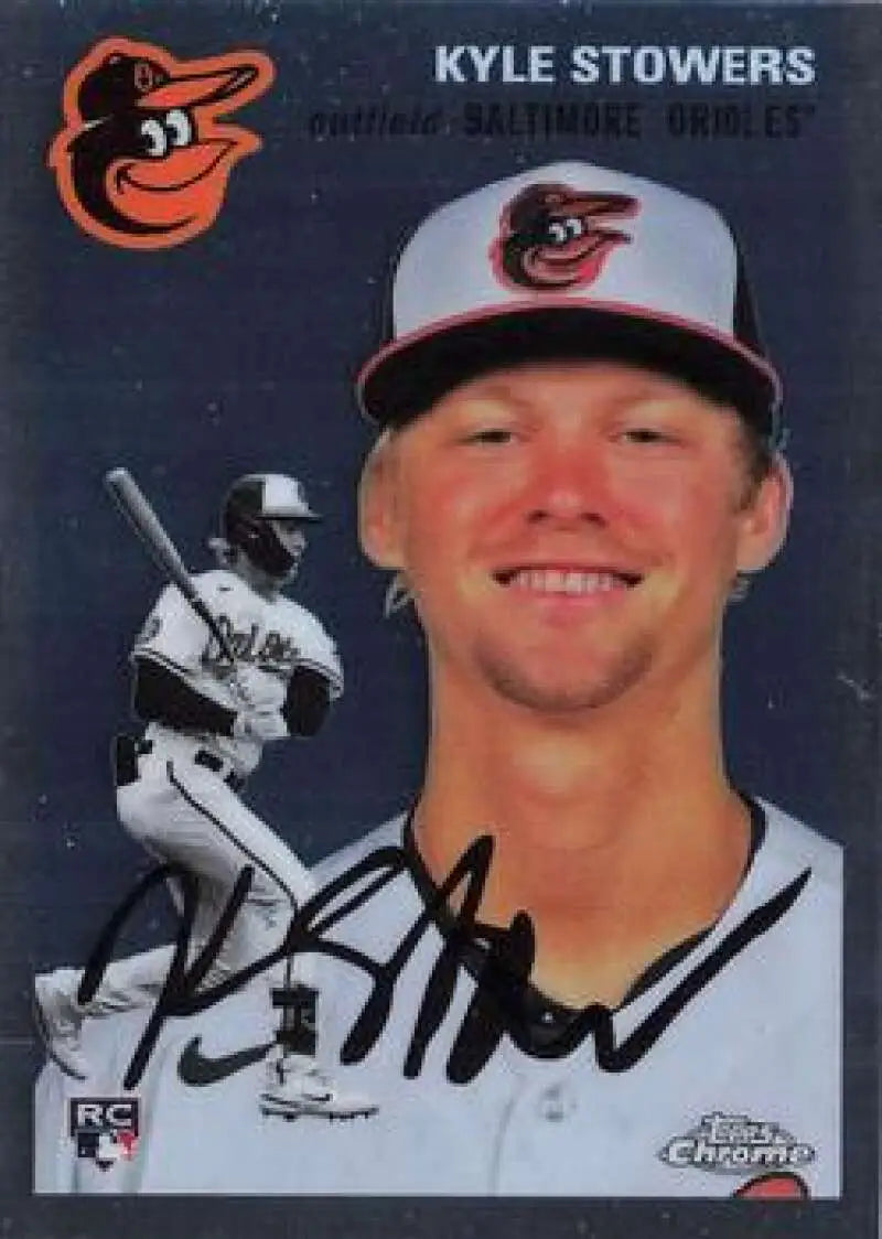 2023 Topps Chrome Platinum Anniversary #80 Kyle Stowers EX Excellent RC Rookie Baltimore Orioles Baseball Card