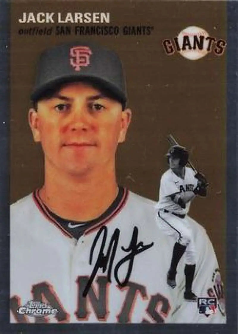2023 Topps Chrome Platinum Anniversary #89 Jack Larsen EX Excellent RC Rookie San Francisco Giants Baseball Card