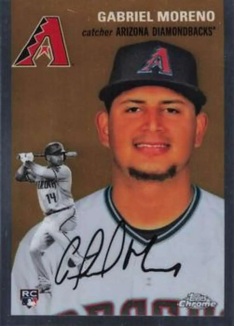 2023 Topps Chrome Platinum Anniversary #9 Gabriel Moreno EX Excellent RC Rookie Arizona Diamondbacks Baseball Card
