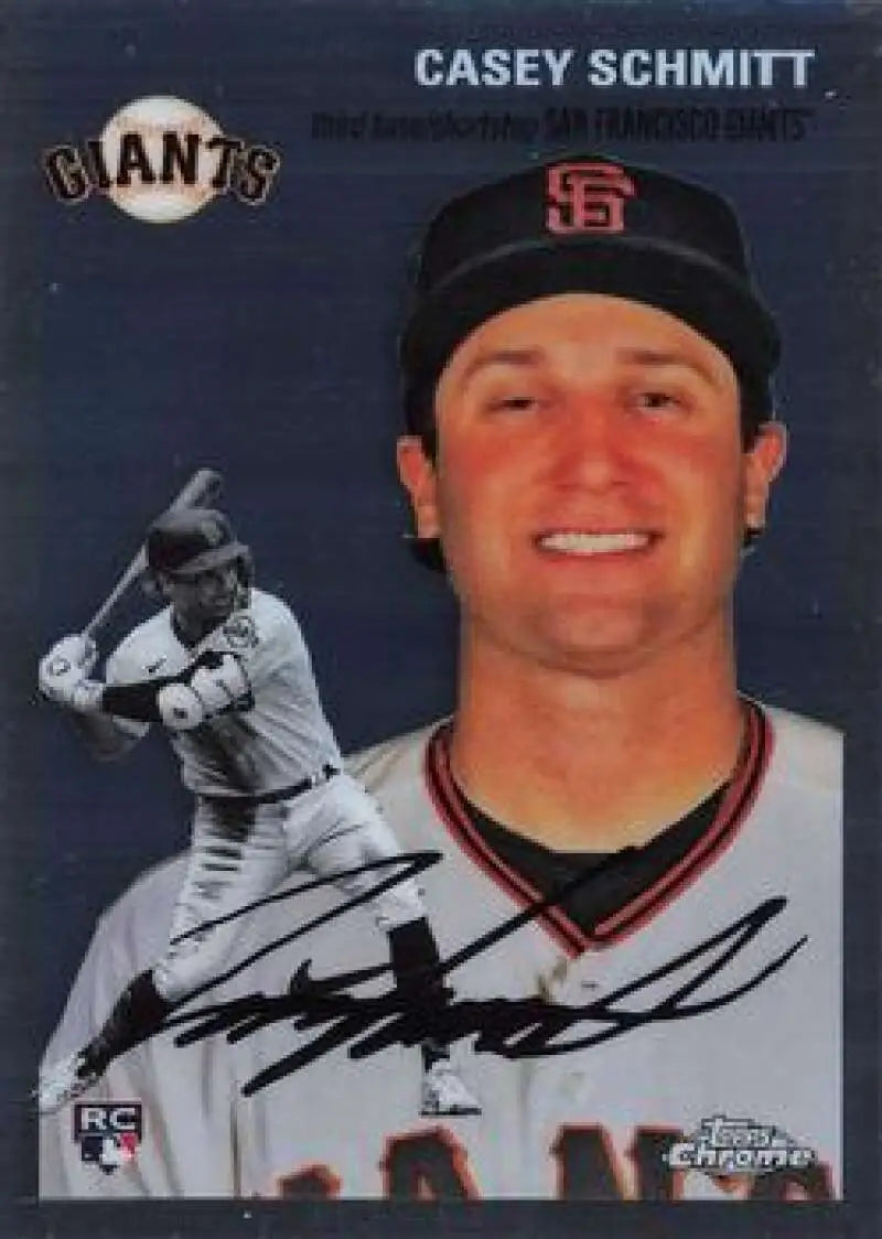 2023 Topps Chrome Platinum Anniversary #90 Casey Schmitt EX Excellent RC Rookie San Francisco Giants Baseball Card