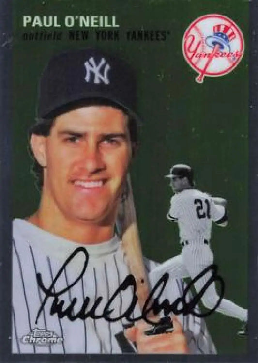 2023 Topps Chrome Platinum Anniversary #93 Paul O’Neill EX Excellent New York Yankees Baseball Card - Baseball Card