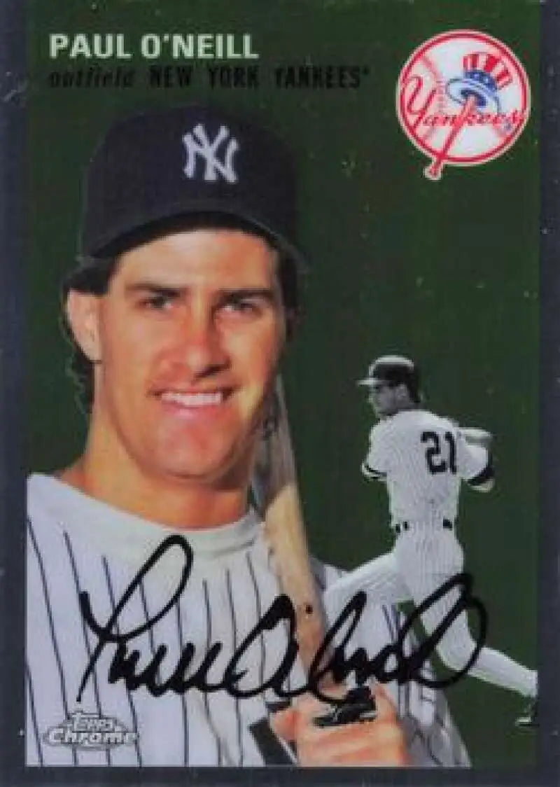 2023 Topps Chrome Platinum Anniversary #93 Paul O’Neill EX Excellent New York Yankees Baseball Card - Baseball Card