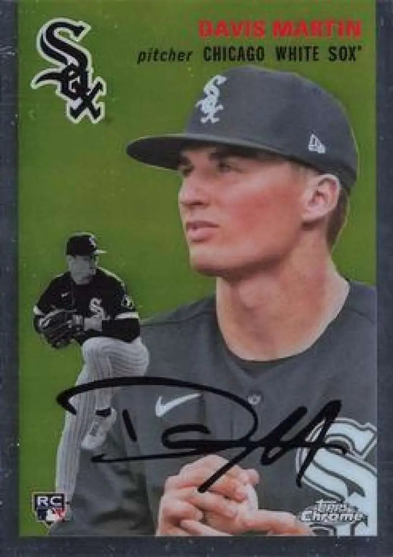 2023 Topps Chrome Platinum Anniversary #94 Davis Martin EX Excellent RC Rookie Chicago White Sox Baseball Card