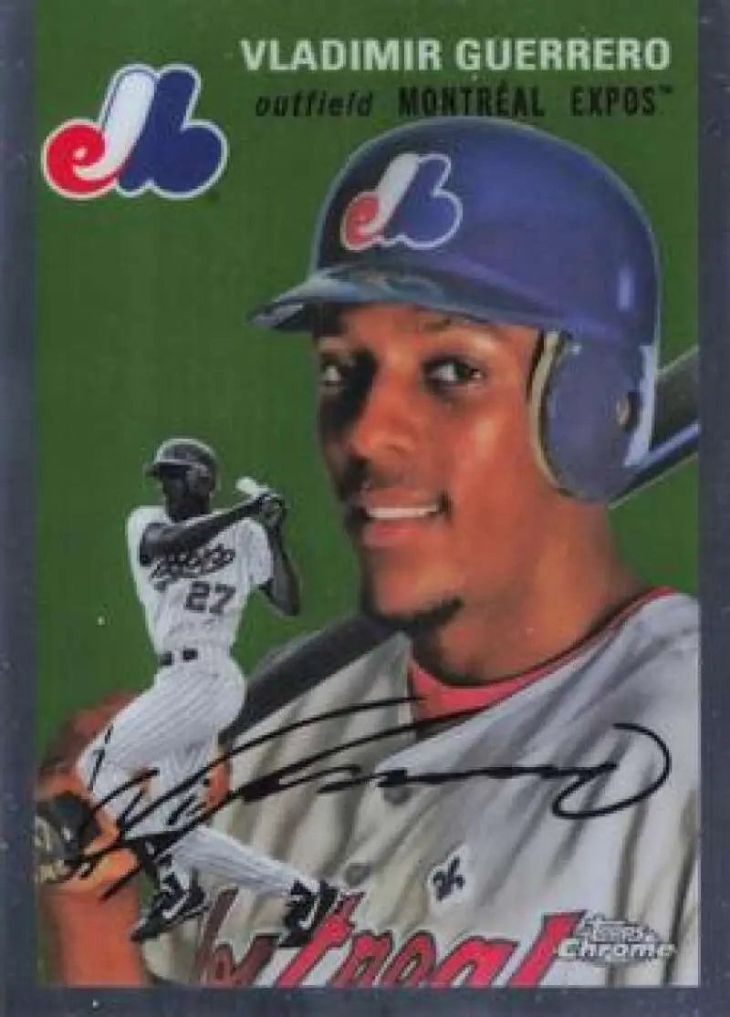 2023 Topps Chrome Platinum Anniversary #95 Vladimir Guerrero EX Excellent Montreal Expos Baseball Card - Baseball Card