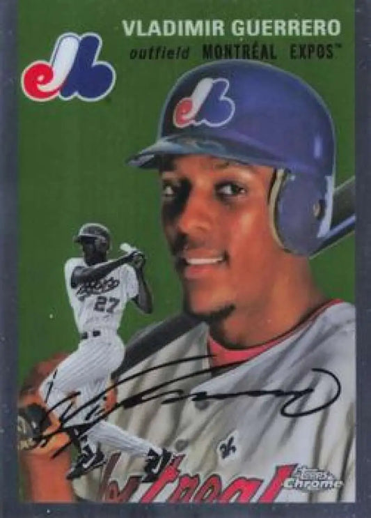 2023 Topps Chrome Platinum Anniversary #95 Vladimir Guerrero EX Excellent Montreal Expos Baseball Card - Baseball Card