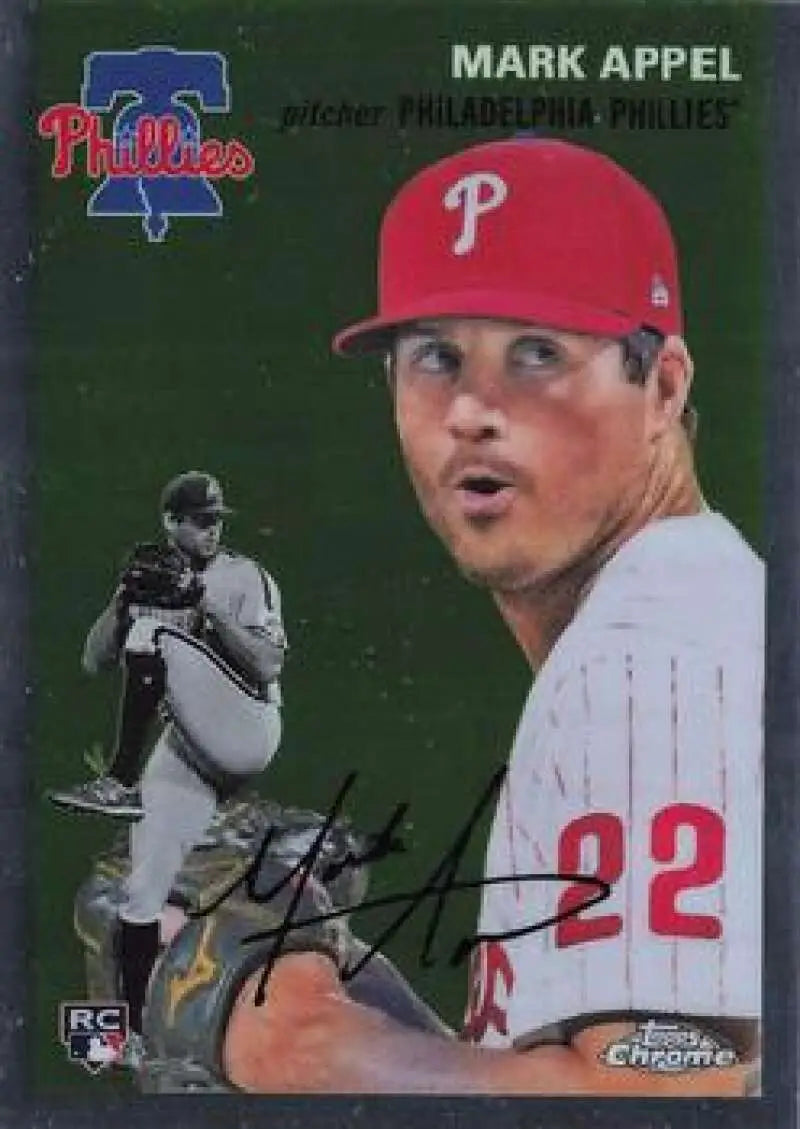 2023 Topps Chrome Platinum Anniversary #99 Mark Appel EX Excellent RC Rookie Philadelphia Phillies Baseball Card