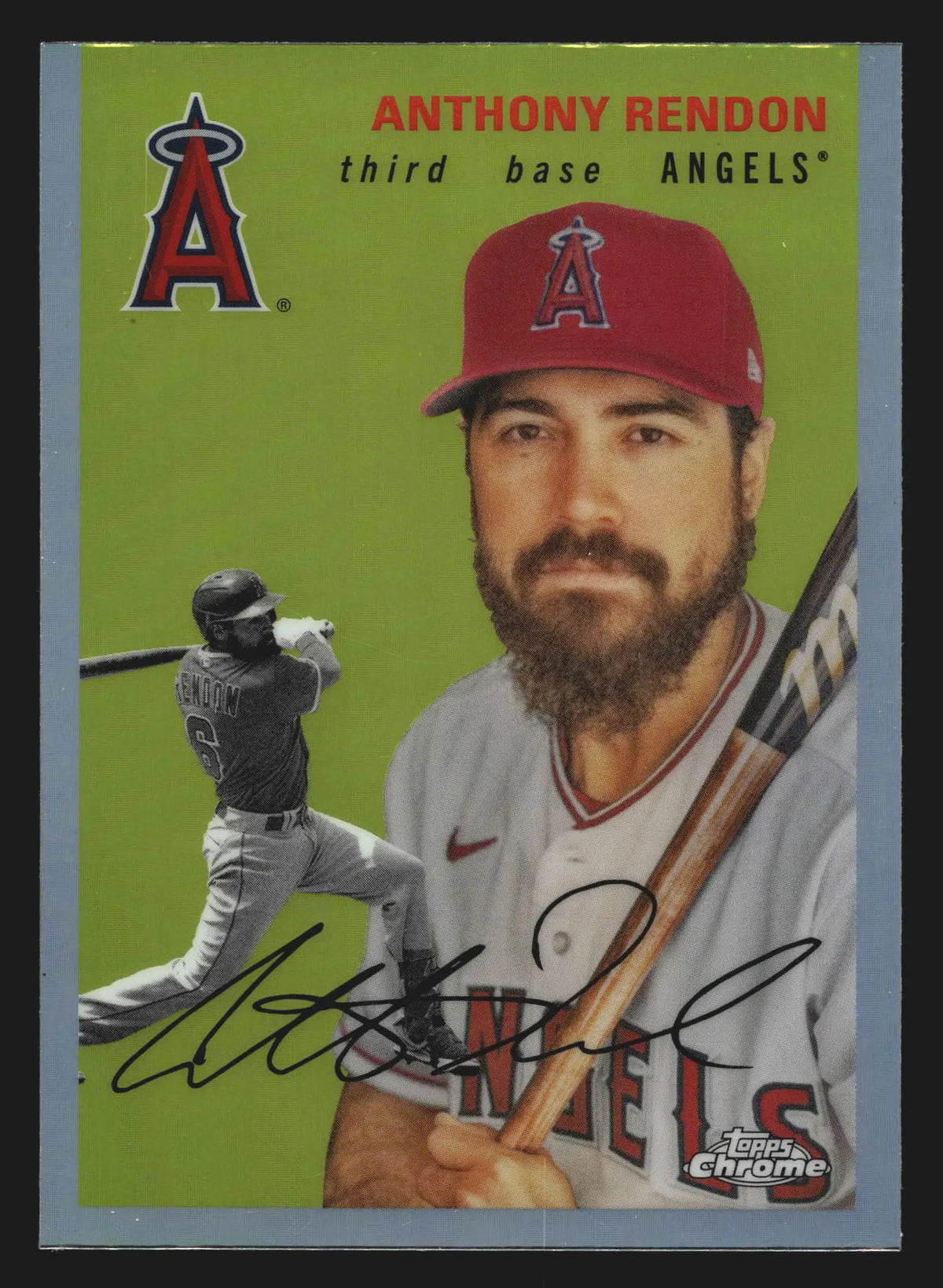 2023 Topps Chrome Platinum Anniversary Anthony Rendon #182 Refractor Angels - Baseball Card Single