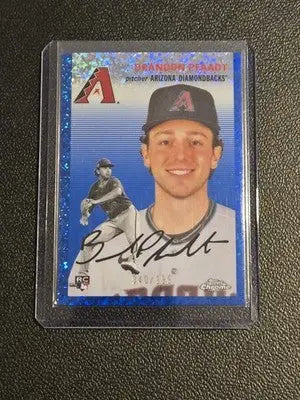 2023 Topps Chrome Platinum Anniversary Brandon Pfaadt Blue Mini-Diamond #/199 - Baseball Card Single
