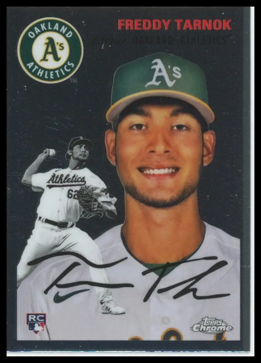 2023 Topps Chrome Platinum Anniversary Freddy Tarnok RC 137 Oakland Athletics NM - Baseball Card Single