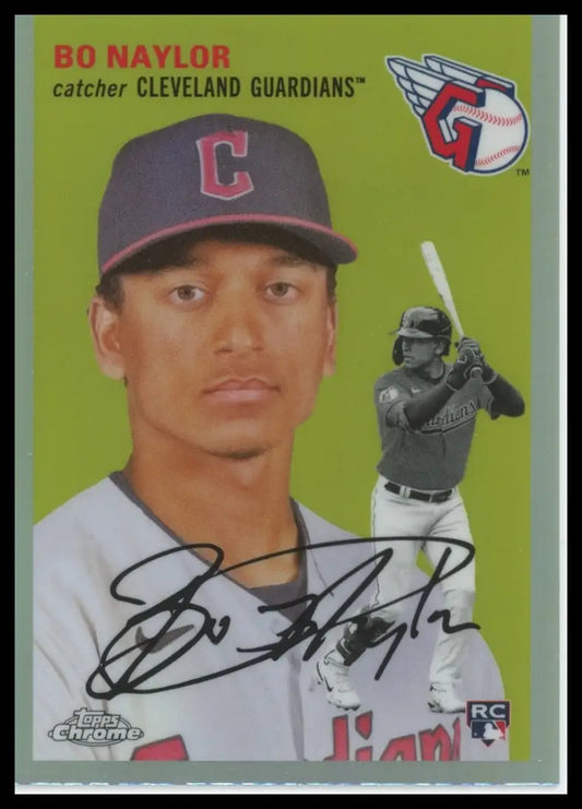 2023 Topps Chrome Platinum Anniversary - Refractors Bo Naylor 127 Guardians NM - Baseball Card Single