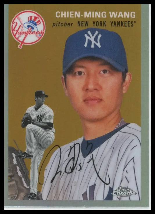 2023 Topps Chrome Platinum Anniversary - Refractors Chien-Ming Wang 161 NM - Baseball Card Single