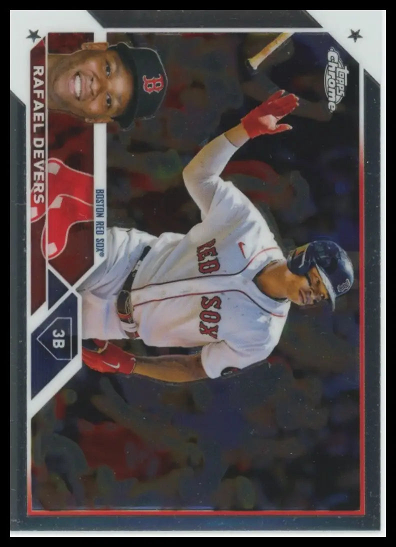2023 Topps Chrome Rafael Devers 206 Boston Red Sox NM - Baseball Card Single
