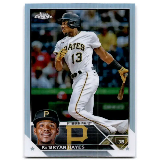 2023 Topps Chrome Refractor #137 Ke’Bryan Hayes NM-MT Pittsburgh Pirates Baseball Card - Baseball Card Single