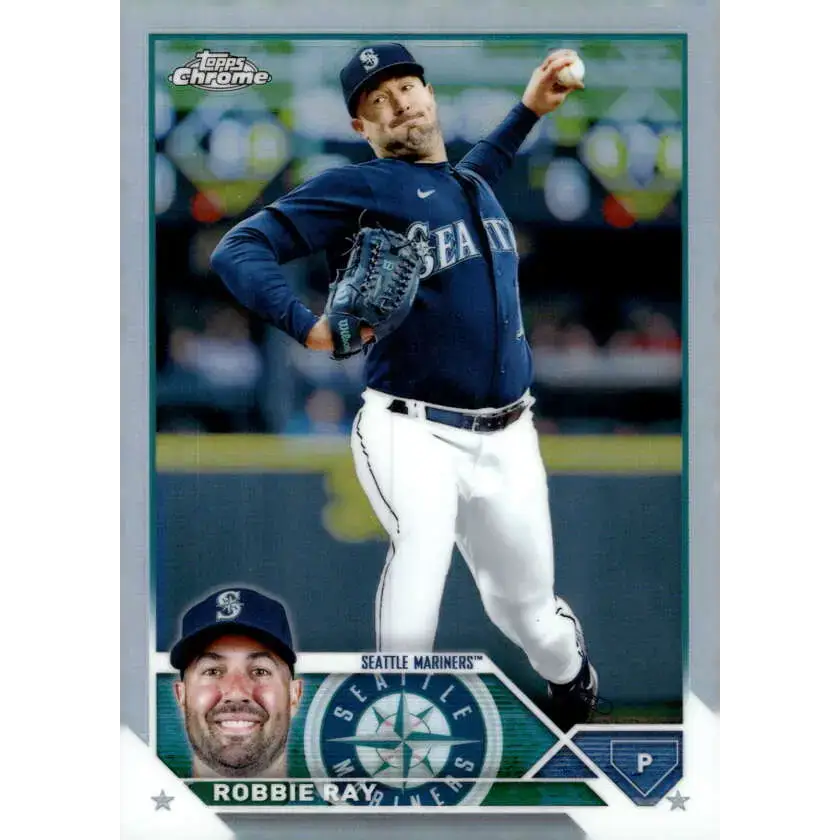 2023 Topps Chrome Refractor #159 Robbie Ray NM-MT Seattle Mariners Baseball Card - Baseball Card Single