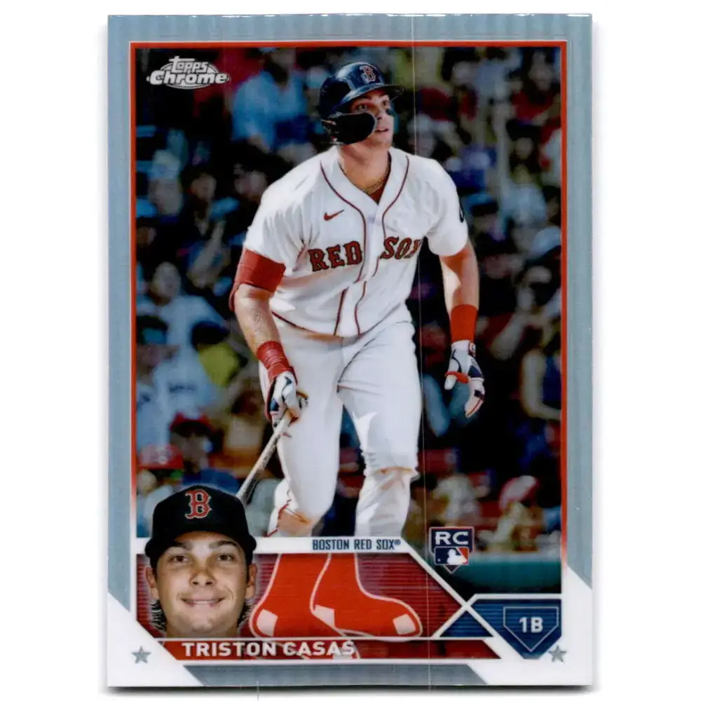 2023 Topps Chrome Refractor #174 Triston Casas NM-MT RC Rookie Boston Red Sox Baseball Card - Baseball Card Single