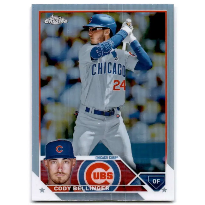 2023 Topps Chrome Refractor #21 Cody Bellinger NM-MT Chicago Cubs Baseball Card - Baseball Card Single