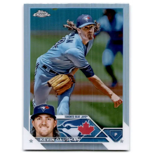 2023 Topps Chrome Refractor #55 Kevin Gausman NM-MT Toronto Blue Jays Baseball Card - Baseball Card Single