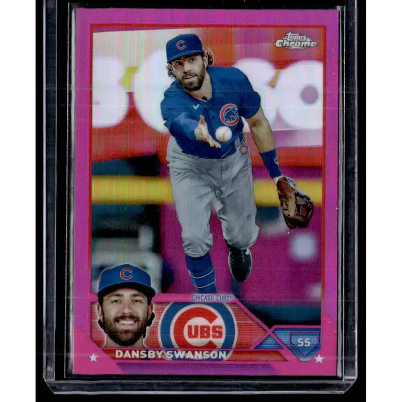 2023 Topps Chrome Refractor Pink #179 Alexis Diaz NM-MT Cincinnati Reds Baseball Card - Baseball Card Single
