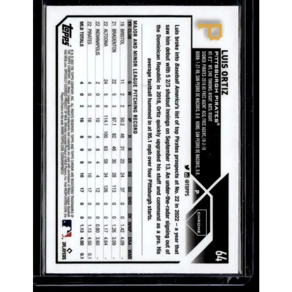 2023 Topps Chrome Refractor Pink #78 Jerar Encarnacion NM-MT RC Rookie Miami Marlins Baseball Card - Baseball Card