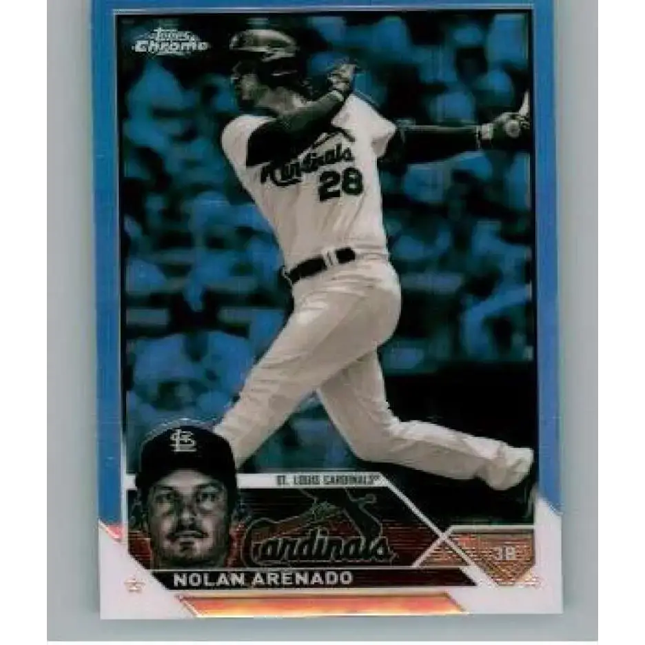 2023 Topps Chrome Refractor Sepia #115 Nolan Arenado NM-MT St. Louis Cardinals Baseball Card - Baseball Card Single